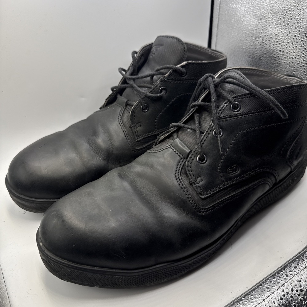 Red Wing Cross Lite 6814 Mens 11.5 D Black Leather Aluminum Toe Work Boots